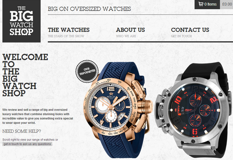 The Big Watch Shop Launches Dedicated Online Store
